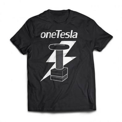 oneTesla graphic T-shirt