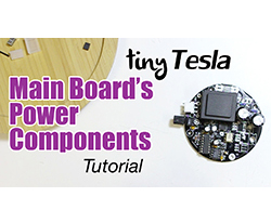 main board power components installation tutorial